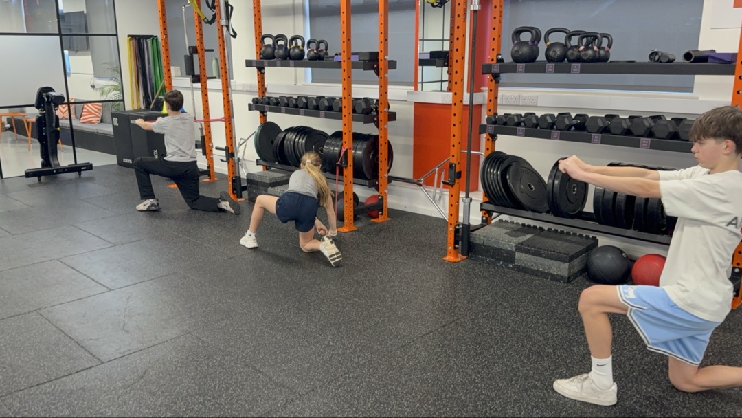 Youth group S&C session