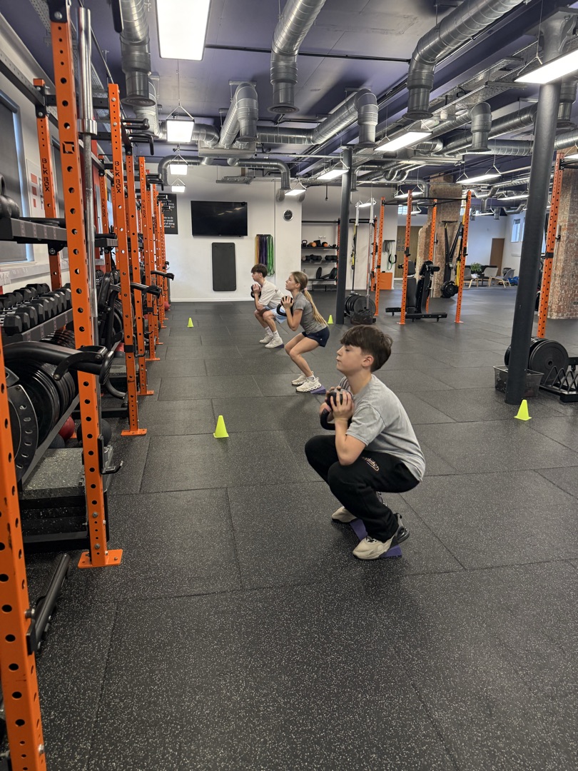 Youth group squat training